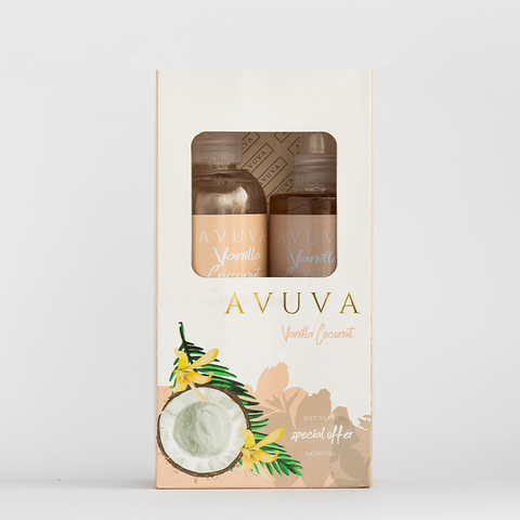 Vanilla Coconut Set( Body Splash + Shower gel)