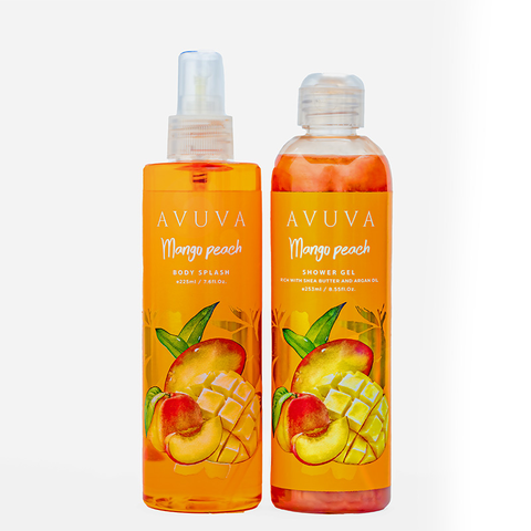 Mango Peach Set ( Body Splash + Shower gel)
