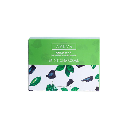 Mint Charcoal - Cold Wax