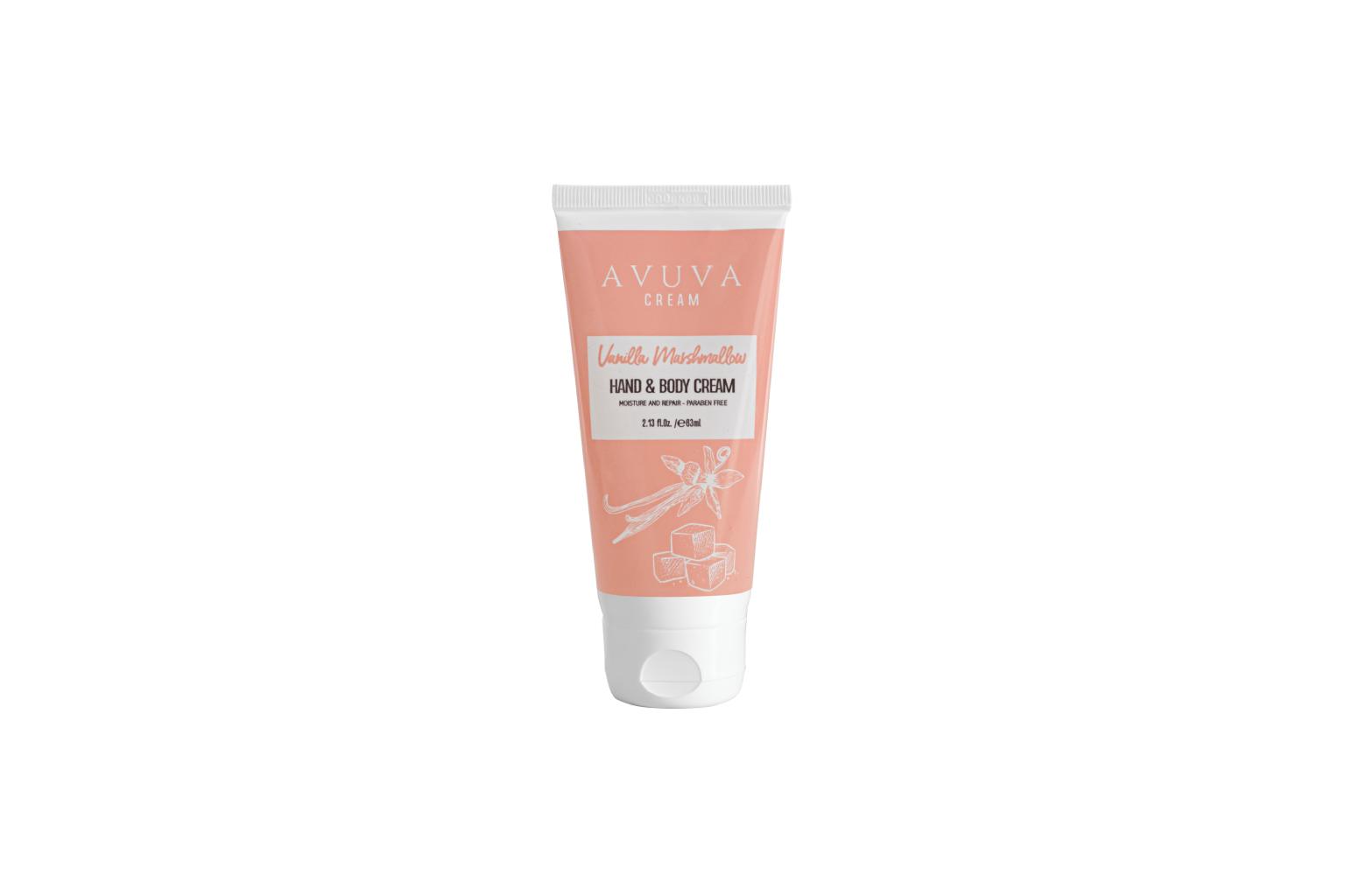 Avuva Hand and Body Cream Vanilla Marshmallow – 63ml Avuva Hand and Body Cream Vanilla Marshmallow – 63ml